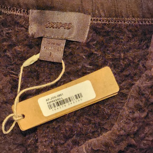 Espresso Teddy Jogger/ Medium Large/NWT - Picture 3 of 10